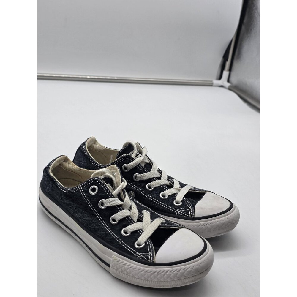 Converse All Star Shoes Kids Size 13 Black Low Top Canvas Casual Sneakers 3J235